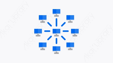 图片素材-025-网络-8network扁平卡通通信互联网元素图标