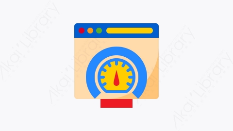 图片素材-025-页面速度page_speed扁平卡通在线营销元素图标