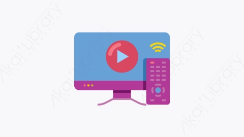 图片素材-025-智能电视smart_tv扁平卡通物联网元素图标