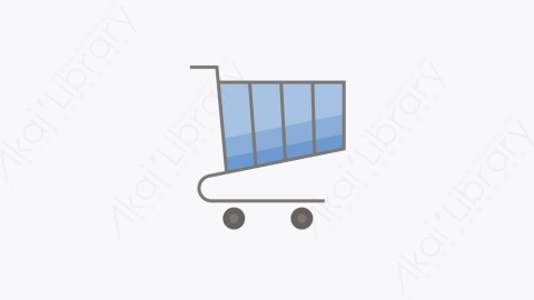 图片素材-025-小车trolley扁平卡通黑色星期五元素图标