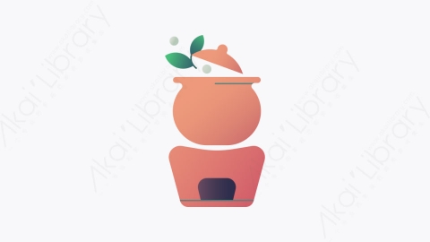 图片素材-026-火锅Hot_pot扁平卡通泰国食品图标
