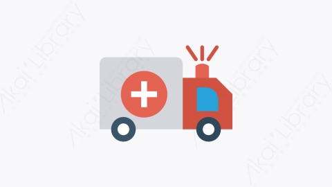 图片素材-026-救护车-2ambulance扁平卡通交通运输工具图标元素