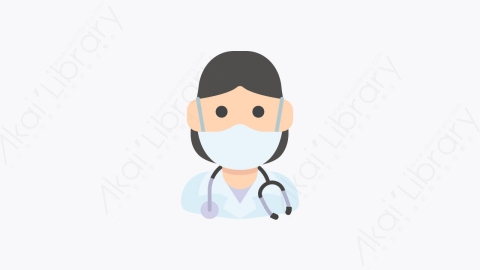 图片素材-026-医生doctor扁平卡通冠状病毒元素图标