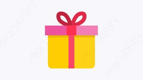 图片素材-026-礼盒giftbox扁平卡通派对元素图标