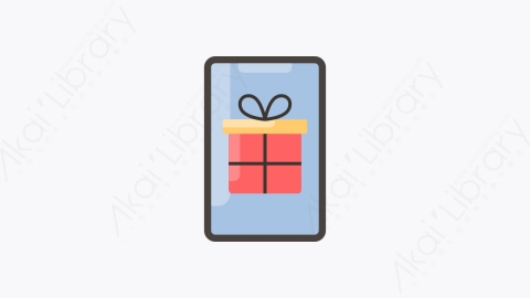 图片素材-026-礼盒gift_box扁平卡通电子商务元素图标