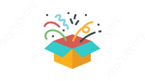 图片素材-026开箱_open_box庆祝节日活动道具元素图标