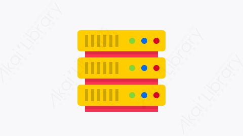 图片素材-026-服务器server扁平卡通网络技术元素图标