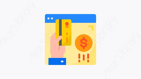 图片素材-026-网上购物shopping_online扁平卡通金融元素图标