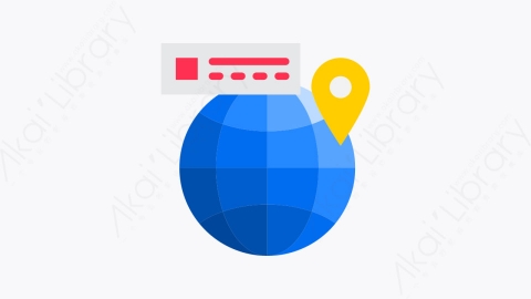 图片素材-027-查找find扁平卡通导航元素图标