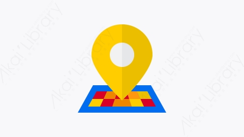 图片素材-027-位置location扁平卡通联系我们元素图标