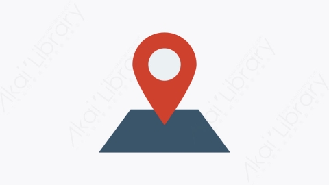 图片素材-027-地图map扁平卡通办公设计和打印元素图标