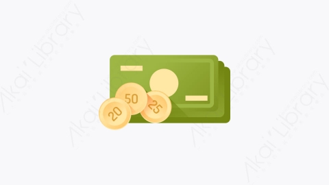 图片素材-027-货币money扁平卡通房地产元素图标