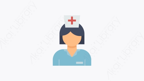 图片素材-027-护士nurse扁平卡通医疗设备元素图标