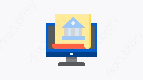 图片素材-027-网上银行online_banking扁平卡通银行元素图标