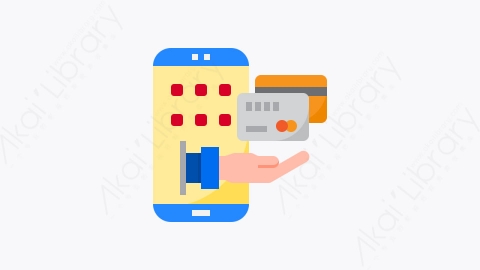 图片素材-027-网上购物online_shopping扁平卡通金融付款元素图标