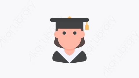 图片素材-027-学生student扁平卡通回到学校元素图标