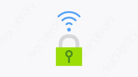 图片素材-027-无线wireless扁平卡通数据和网络元素图标