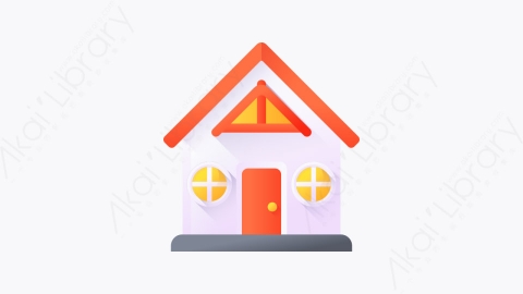 图片素材-028-主页home扁平卡通位置元素图标