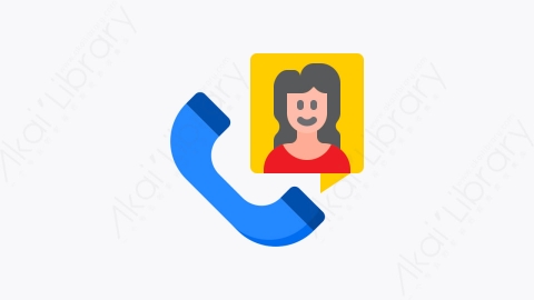 图片素材-028-电话号码phone_call扁平卡通通信元素图标