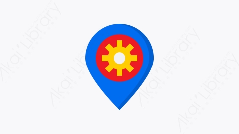 图片素材-028-地点place扁平卡通在线营销元素图标
