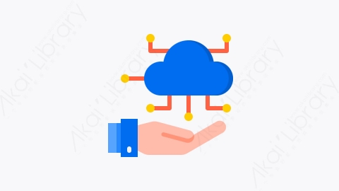 图片素材-029-云计算cloud_computing扁平卡通云计算元素图标