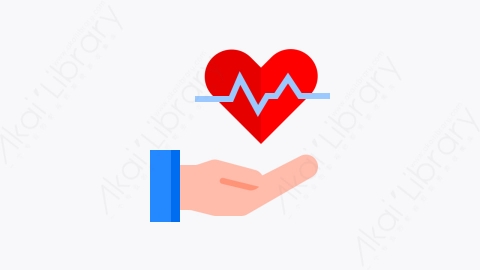 图片素材-029-心脏heart扁平卡通医院医学医疗元素图标