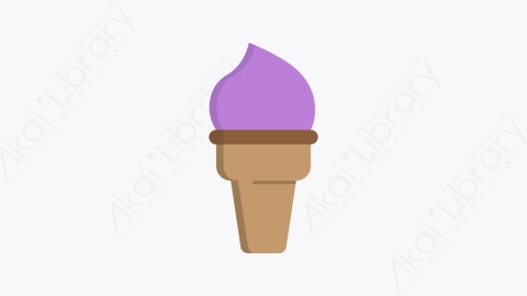 图片素材-029-冰淇淋-1icecream扁平卡通派对元素图标