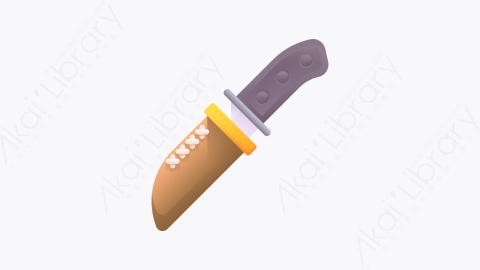 图片素材-029-刀子knife扁平卡通狂野西部元素图标