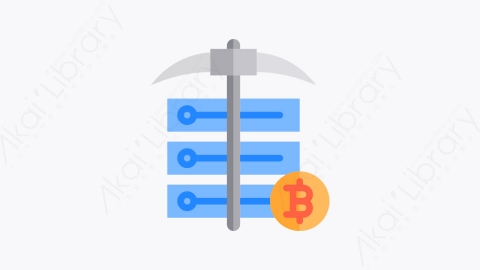 图片素材-029-采矿mining扁平卡通金融财经比特币元素图标