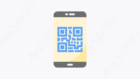图片素材-029-二维码qrcode扁平卡通移动应用程序元素图标