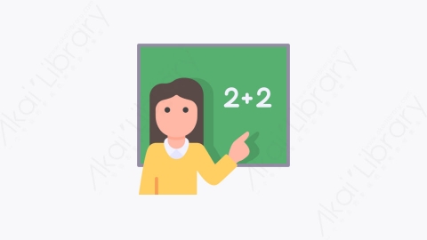 图片素材-029-教师teacher扁平卡通学校元素图标