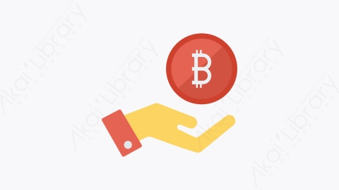 图片素材-030-比特币-57bitcoin扁平卡通比特币区块链和加密货币元素图标