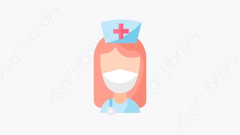 图片素材-030-医生doctor扁平卡通冠状病毒图标