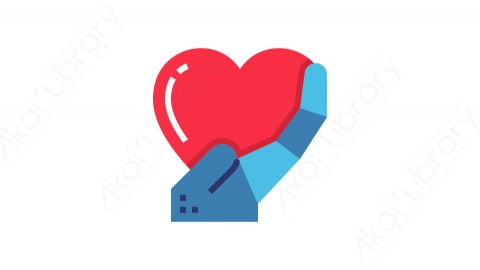 图片素材-030心_heart科技人工智能道具元素图标