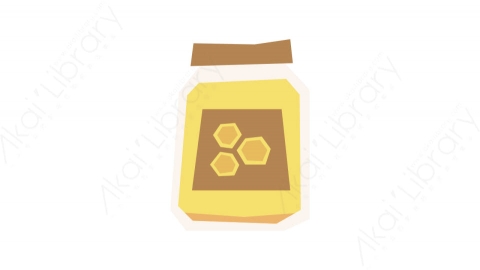 图片素材-030蜂蜜罐_honey_jar早餐食物饮食道具元素图标