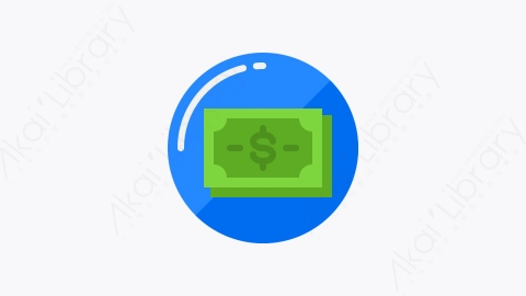 图片素材-030-货币money扁平卡通用户界面元素图标