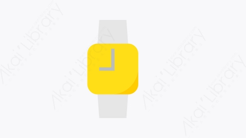 图片素材-030-智能手表smartwatch扁平卡通技术元素图标
