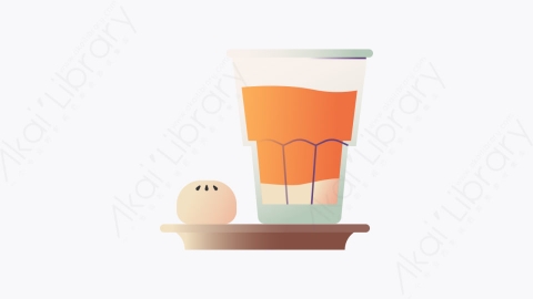 图片素材-030-茶tea扁平卡通泰国食品图标