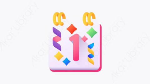 图片素材-031-日历calendar扁平卡通新年元素图标