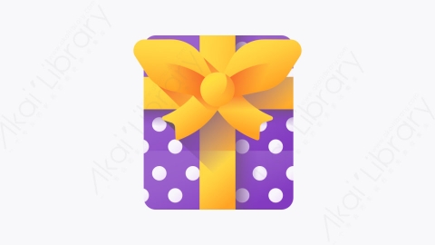 图片素材-031-礼品gift扁平卡通生日元素图标