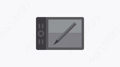 图片素材-031-手绘板graphictablet扁平卡通技术元素图标
