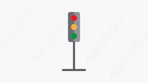 图片素材-031-红绿灯trafficlight扁平卡通灯光元素图标