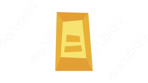 图片素材-032金条_gold_bar业务金融财经工作道具元素图标