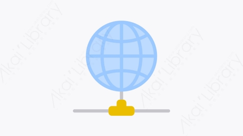 图片素材-032-互联网internet扁平卡通数据和网络元素图标