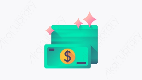 图片素材-032-货币money扁平卡通加密货币元素图标