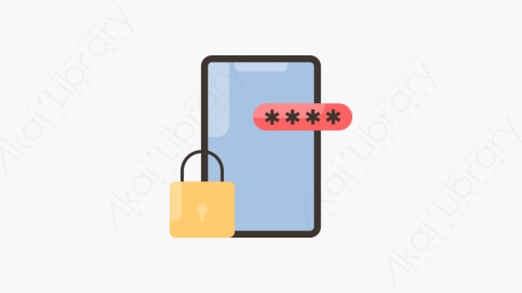 图片素材-032-密码password扁平卡通电子商务元素图标