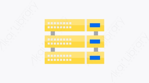 图片素材-032-服务器-1server扁平卡通通信互联网元素图标