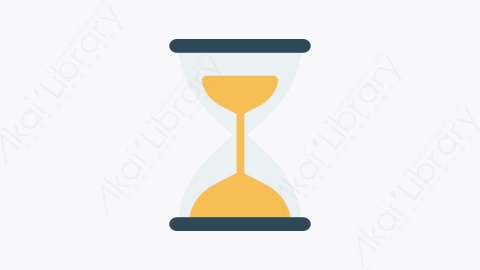 图片素材-033-沙漏hourglass扁平卡通办公设计和打印元素图标