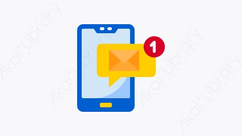 图片素材-033-通知notification扁平卡通联系我们元素图标