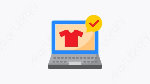图片素材-033-网上购物shopping_online扁平卡通电子商务和购物元素图标
